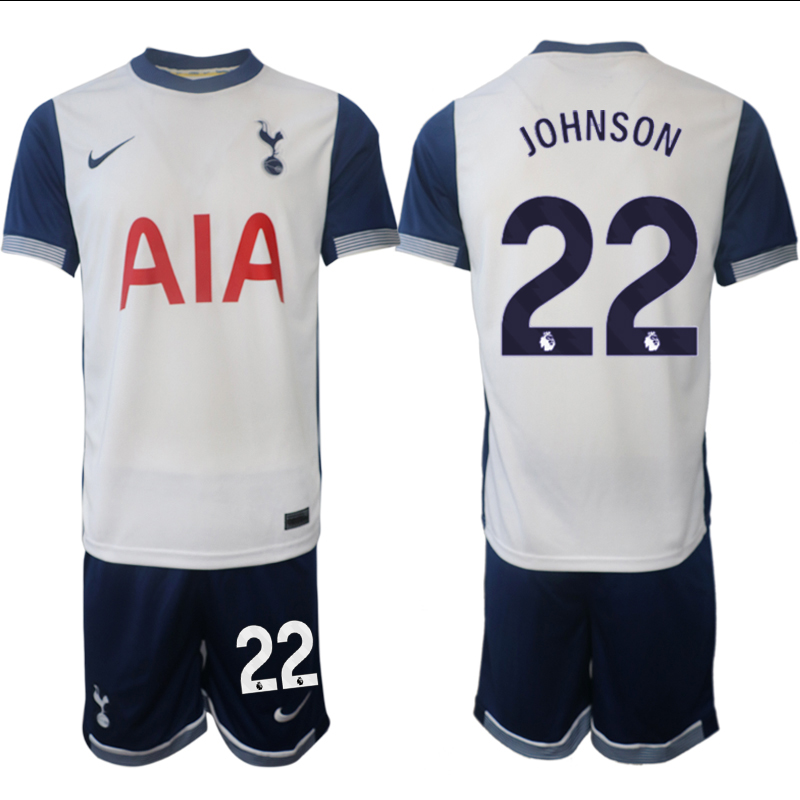 Men 2024-2025 Club Tottenham home White 22 Soccer Jersey